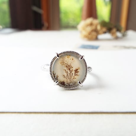 デンドリティックアゲート モスアゲート 天然石 ルース 石 Dendritic 自然が創り上げた芸術品】 デンドリティックアゲート ルース