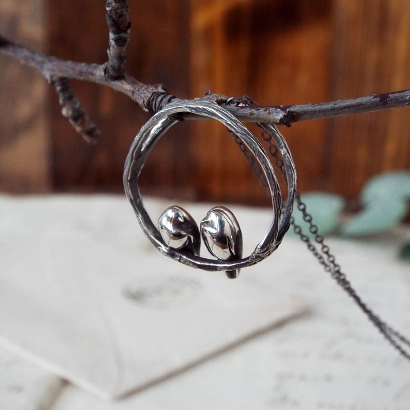 枝と鳥 ペア | Namikata