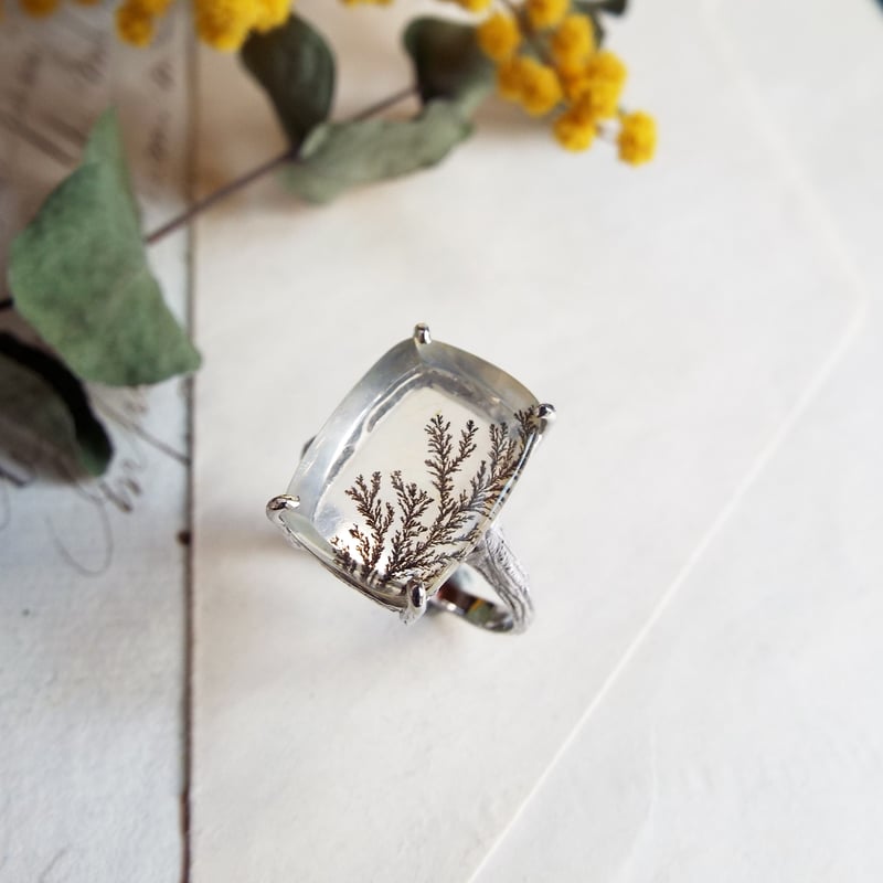 デンドリティッククォーツのリング | Namikata