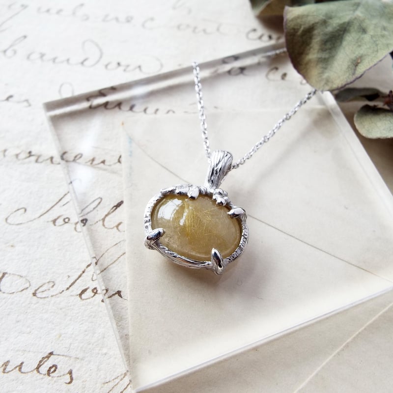 n5］ブルーローズ、マザーオブパール/淡水パールのネックレス 天然石  