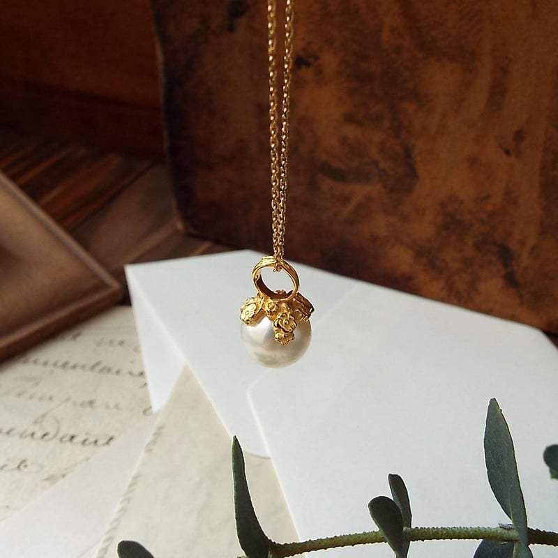 花冠のパールペンダントトップ | Namikata