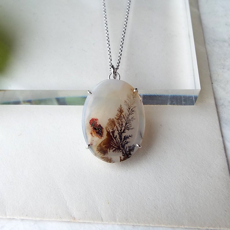 デンドリティックアゲートのネックレス | Namikata