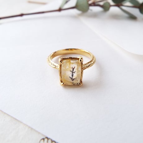 -ミニガーデン-　mini garden ring No,1　杉の芽