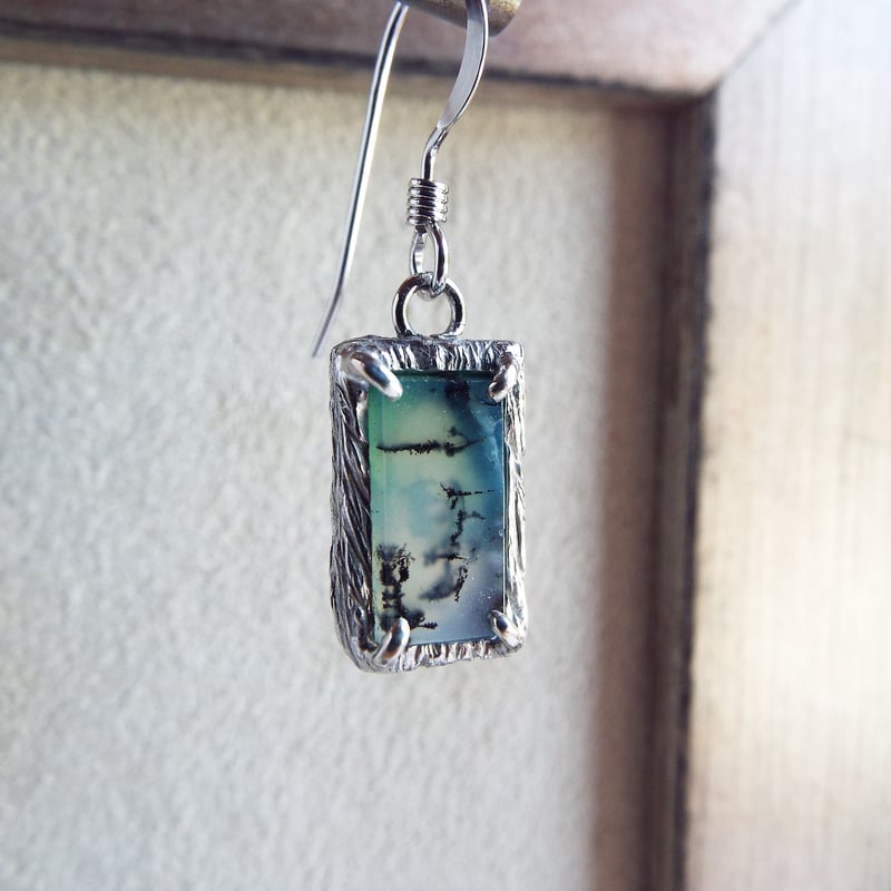 デンドリティックアゲートのピアス | Namikata