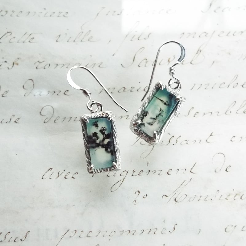 たぁ(ฅ✧ω✧ฅ)♦︎14kgfデンドリックアゲートピアス/イヤリング たぁ(ฅ✧ω✧ฅ)♦︎14kgfデンドリックアゲートピアス/イヤリング