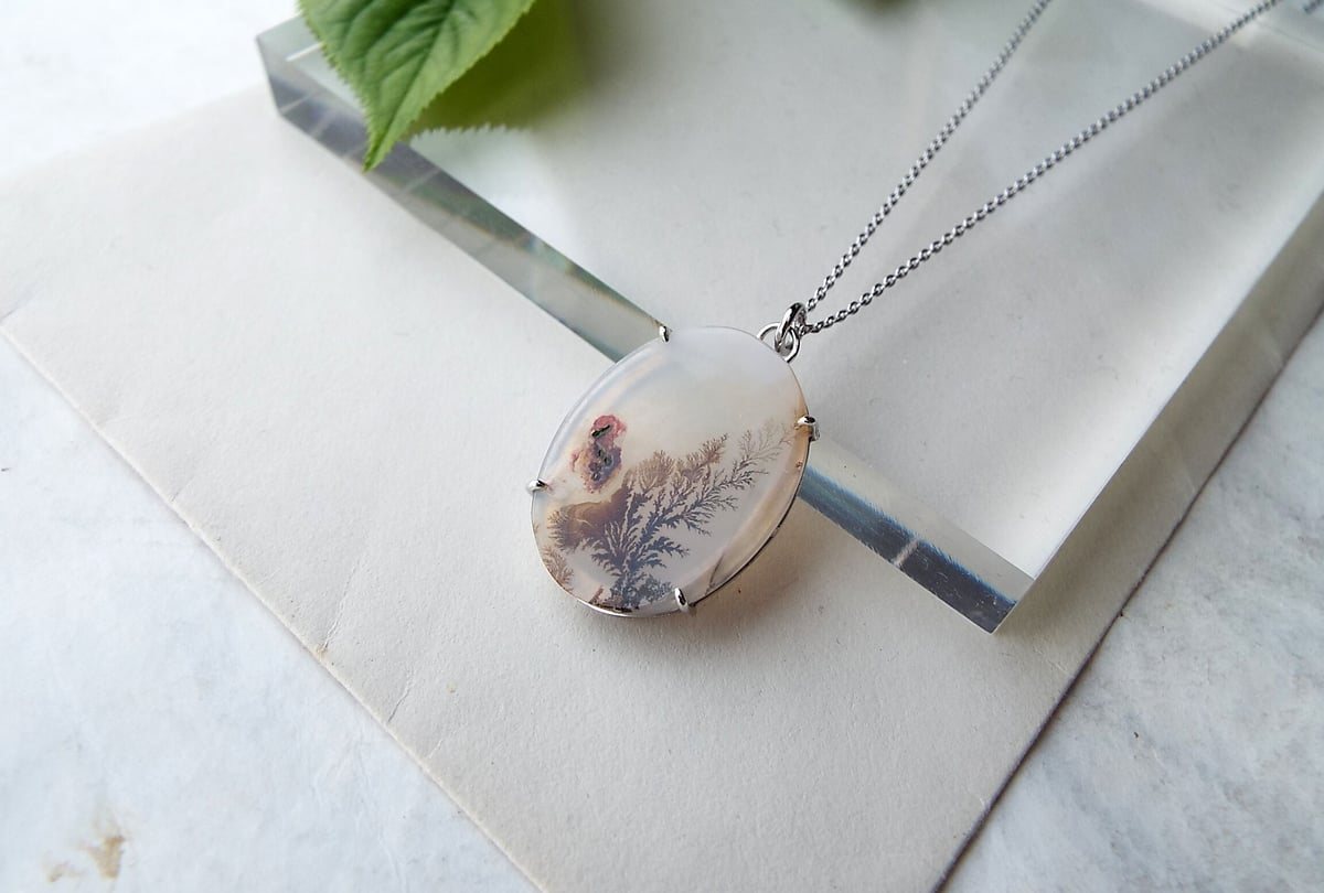 デンドリティックアゲートのネックレス | Namikata