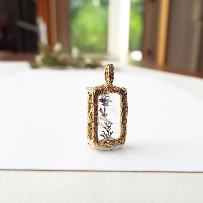 デンドリティッククォーツのネックレス（薄氷No.03） | Namikata