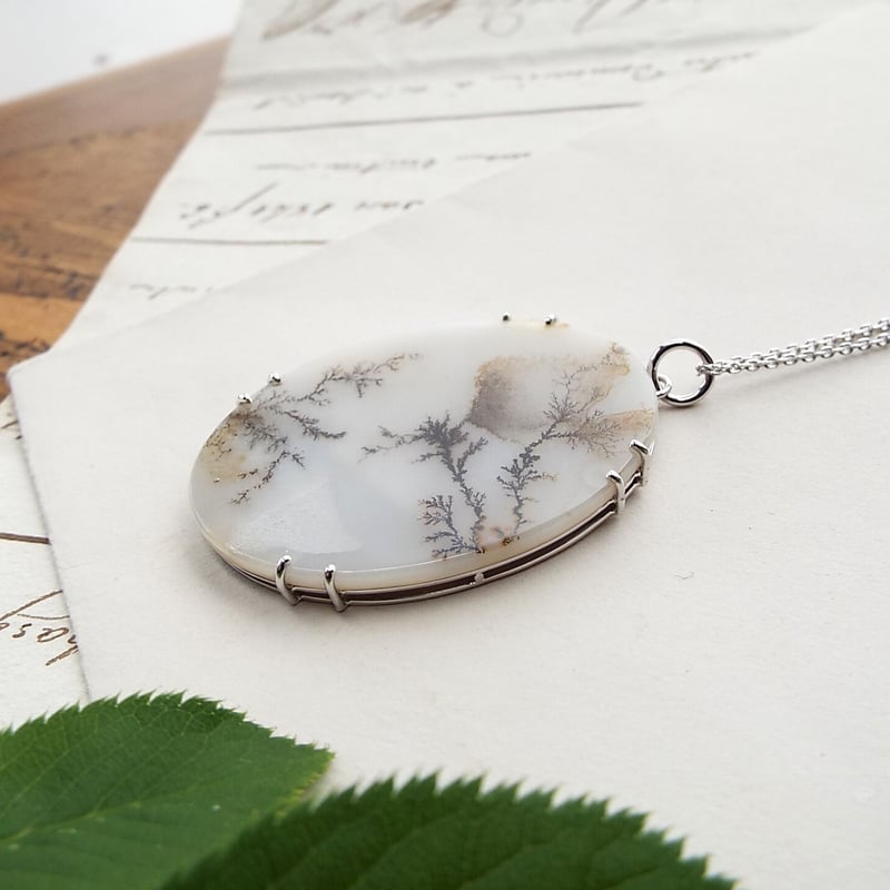 デンドリティックアゲートのネックレス | Namikata