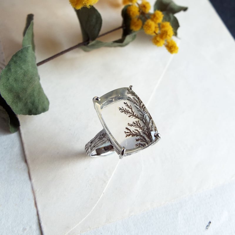 デンドリティッククォーツのリング | Namikata