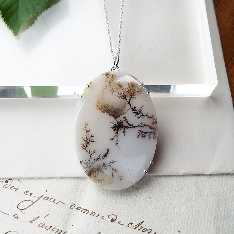 デンドリティックアゲートのネックレス | Namikata