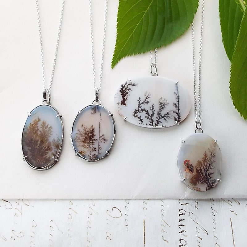 デンドリティッククォーツのネックレス | Namikata