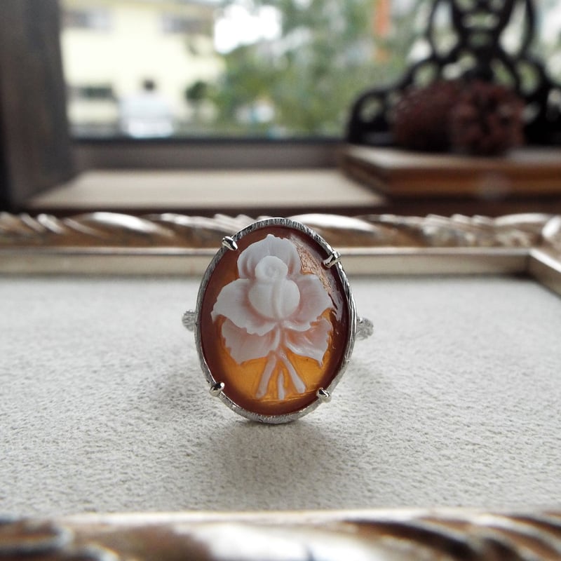 【ハンドメイド】カメオローズリング カメオ - 指輪・リングの人気通販 | minne byGMOペパボ 国内最大