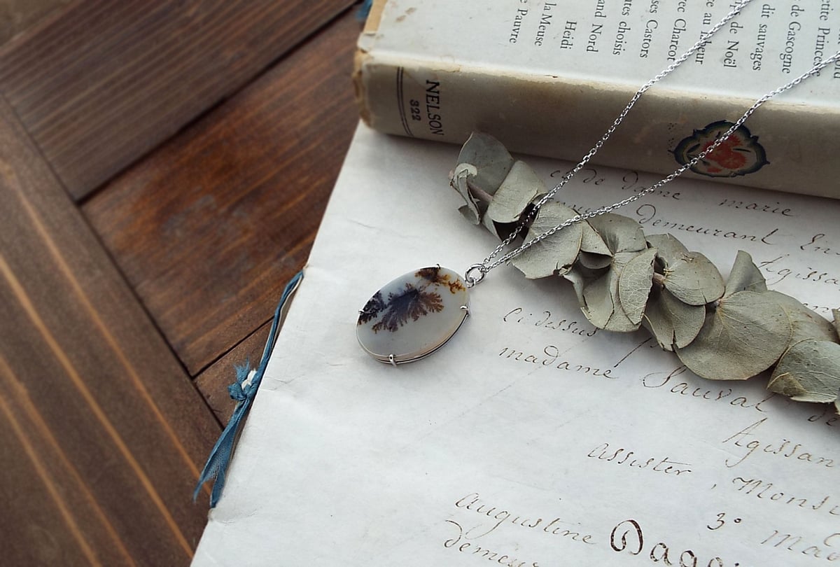 デンドリティックアゲートのネックレス | Namikata