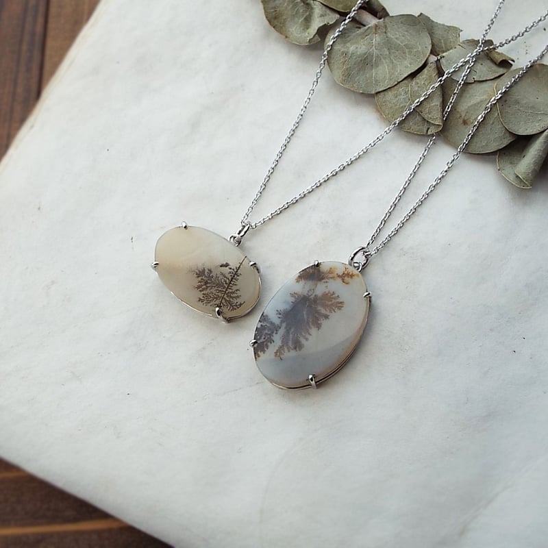 デンドリティックアゲートのネックレス | Namikata