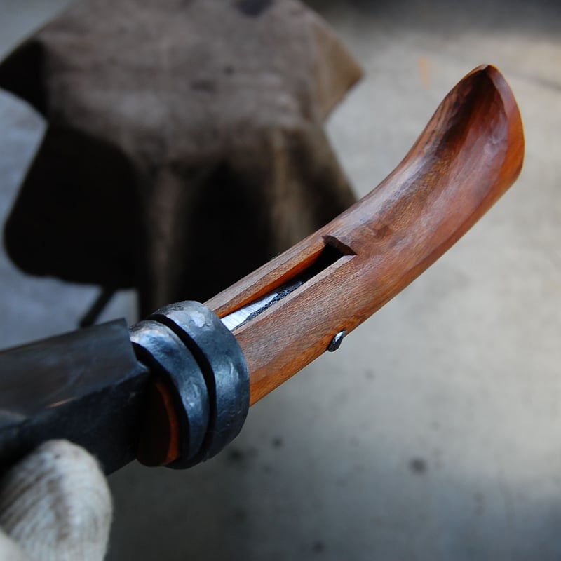 正勝 鉈 185mm 片刃右 正勝 鉈 185mm 片刃右