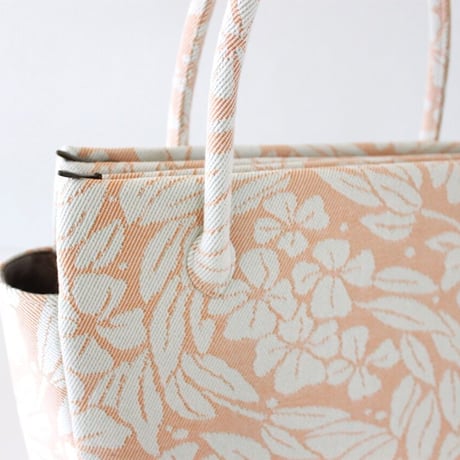 和装トートバッグ W_1033 /  Floral