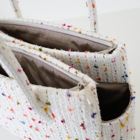 和装トート / multi dot tweed / W_1134