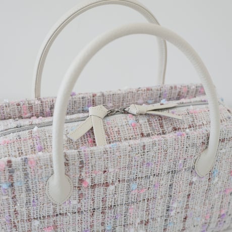 利休バッグ  /pastel pom pom/ R_1154