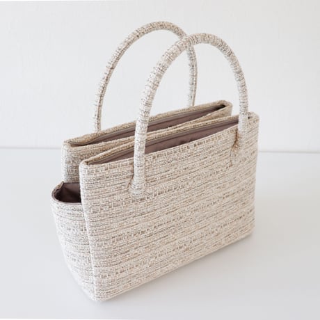 和装トート /Beige tweed / R_1101