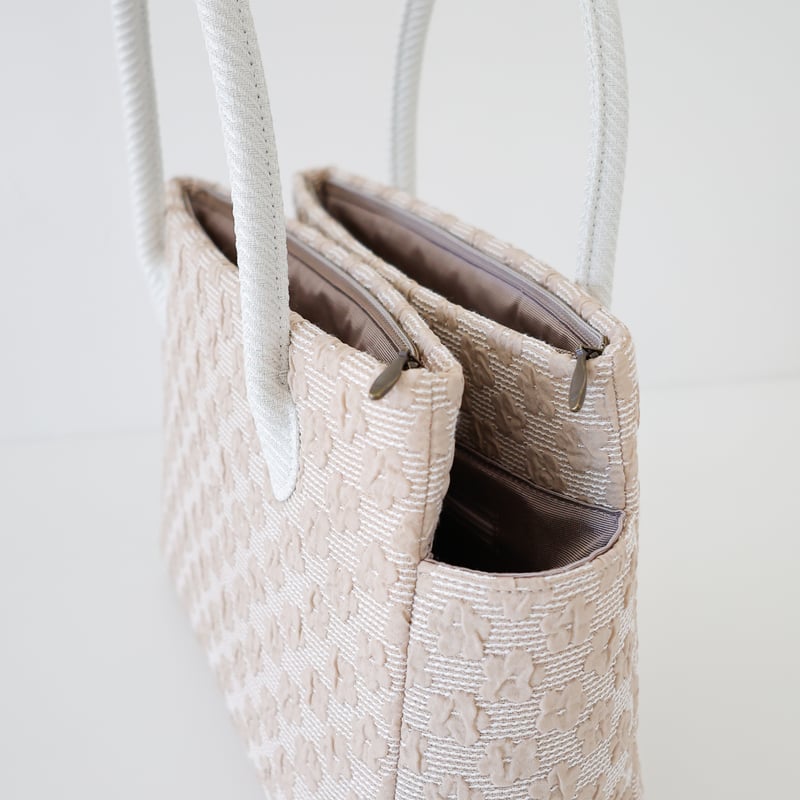 和装トート / Beige Flower / W_1131 | Day After Day