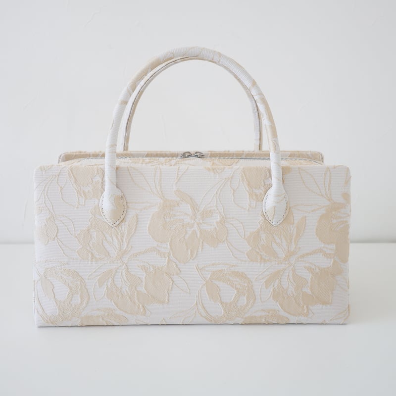 利休バッグ/ yellow matelasse/ R_1163 | Day After Day