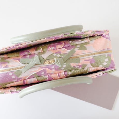 利休バッグ  / Floral matelasse / R_1057