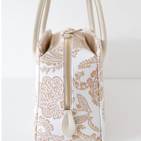 利休バッグ  / Beige Paisley / R_1134