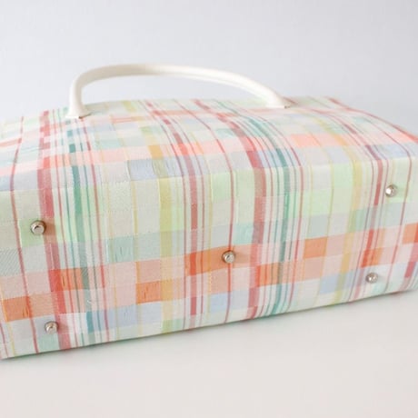 利休バッグ  R_1007 / Colorful checkered