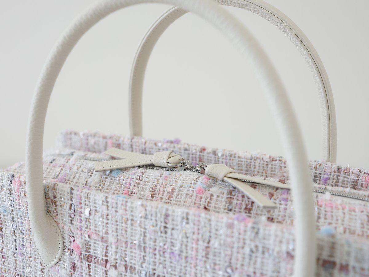 利休バッグ /pastel pom pom/ R_1154 | Day After Day