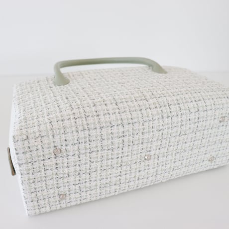 利休バッグ / Matcha × White/ R_1040