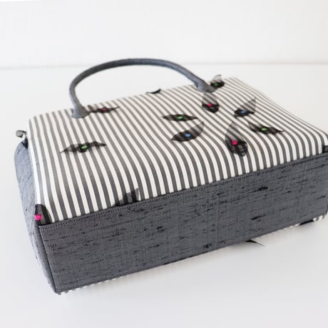 和装トート /Black stripe / R_1100