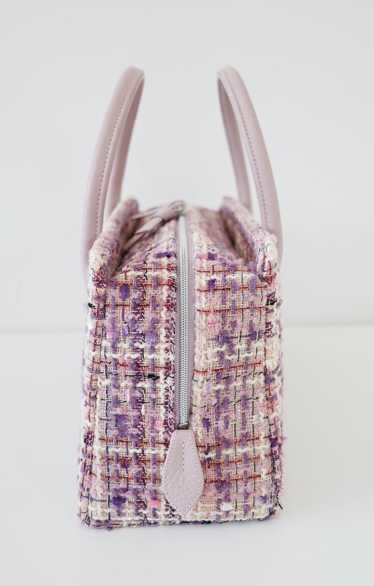 利休バッグ/pink fancy tweed/ R_1157 | Day After Day