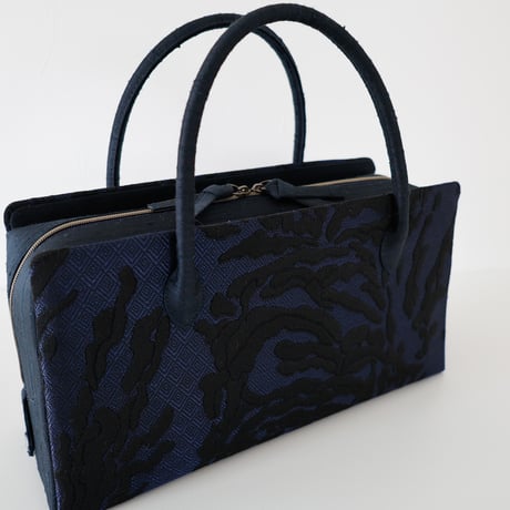 利休バッグ  / Navy Black / R_1141