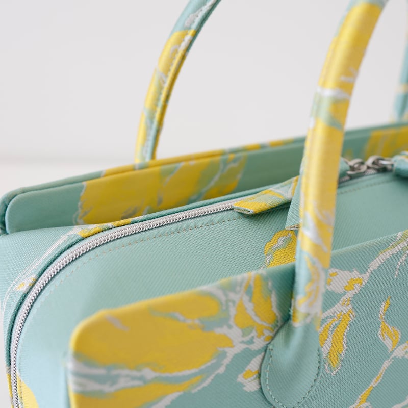 利休バッグ / Mint Green Floral / R_1121 | Day After Day