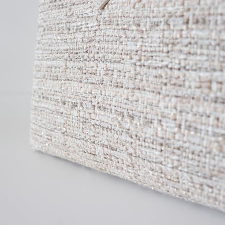 利休バッグ /Beige tweed / R_1109