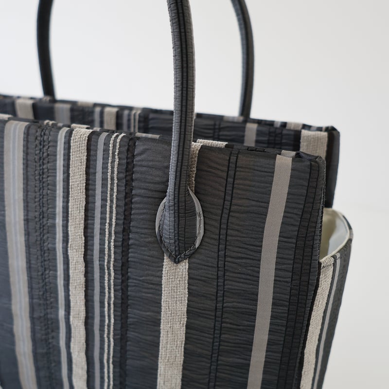 和装トート /Charcoal stripe/ W_1124 | Day After Day 和装トート /Charcoal stripe/ W_1124 | Day After Day