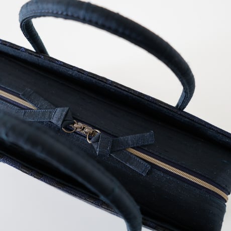 利休バッグ  / Navy Black / R_1141