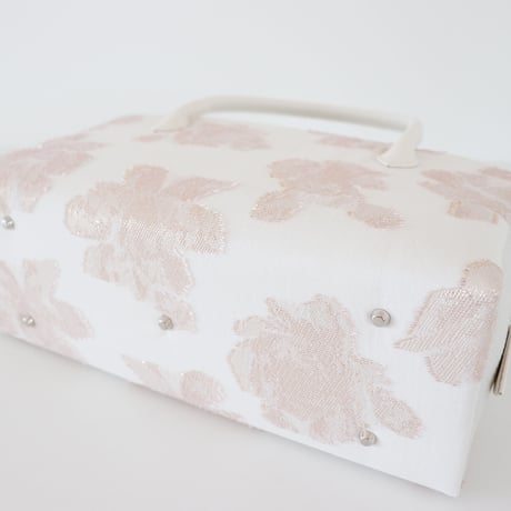 利休バッグ /Floral ivory / R_1108