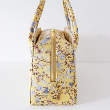 利休バッグ  / Yellow Floral / R_1136