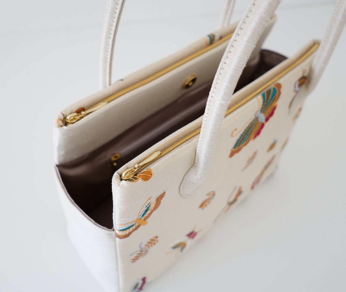 和装トート / Beige Butterfly / W_1132 | Day After Day