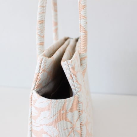 和装トートバッグ W_1033 /  Floral