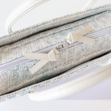 利休バッグ R_1052 / Light BlueTweed