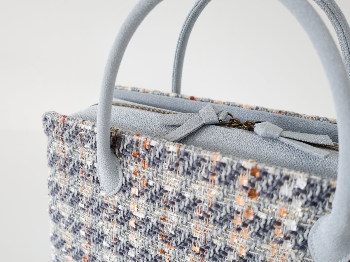 利休バッグ/ multi tweed/ R_1169 | Day After Day