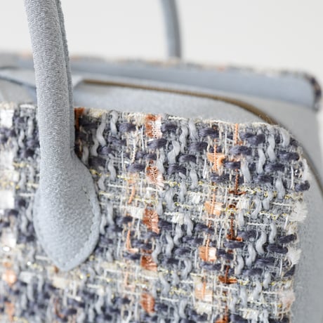 利休バッグ/ multi tweed/ R_1169