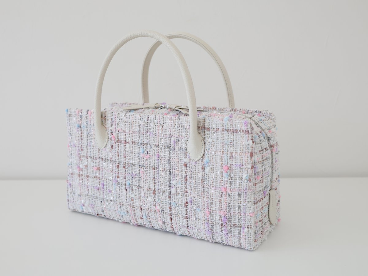 利休バッグ /pastel pom pom/ R_1154 | Day After Day