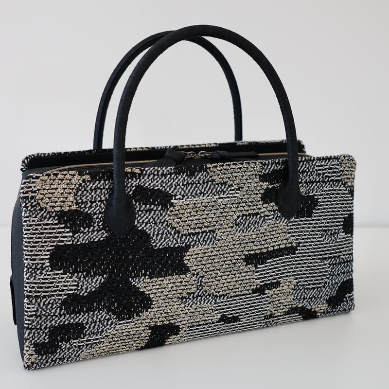 利休バッグ/black jacquard / R_1162 | Day After Day