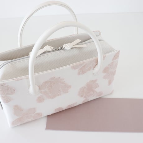 利休バッグ /Floral ivory / R_1108