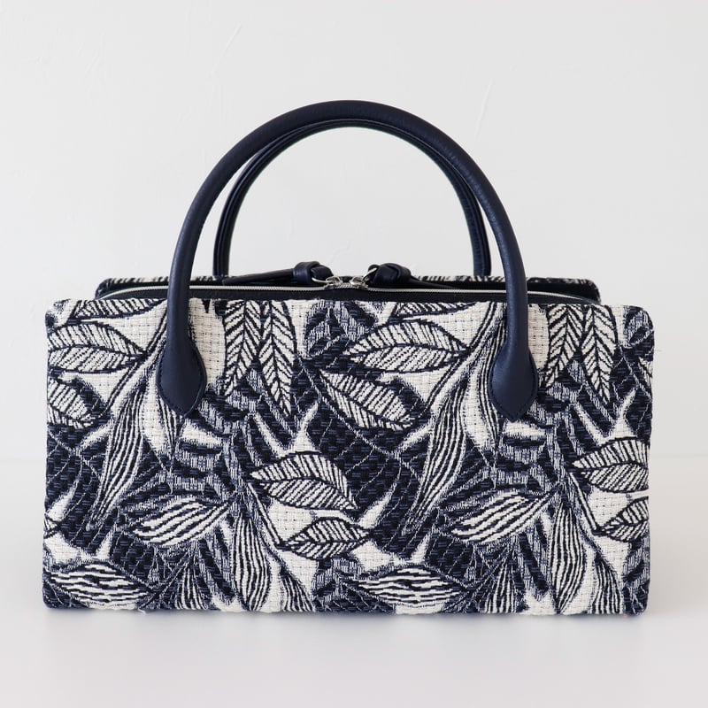 利休バッグ / Navy Leaf / R_1130 | Day After Day 