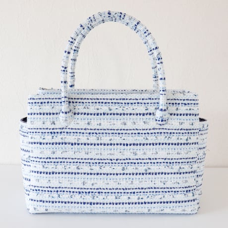 和装トート /Blue Fancy Tweed/ R_1105