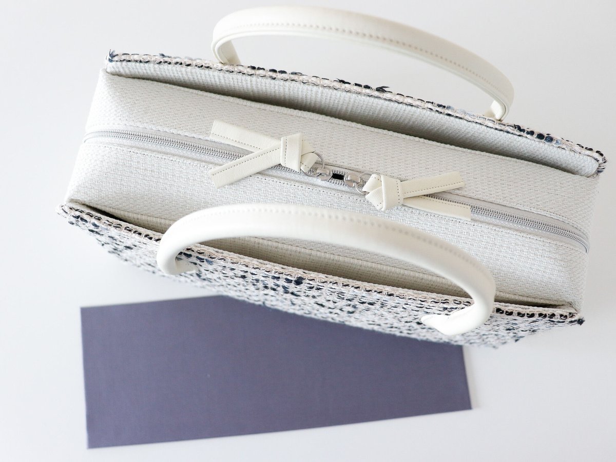 利休バッグ / White Gray / R_1124 | Day After Day